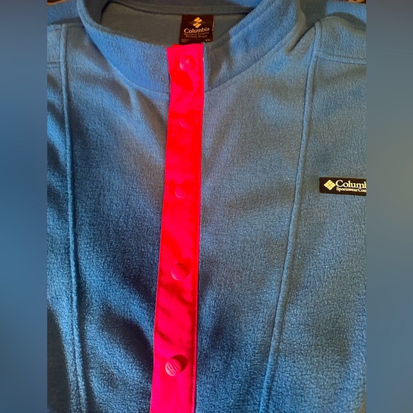 Columbia fleece men’s xxl vintage button down brand new - Picture 4 of 5